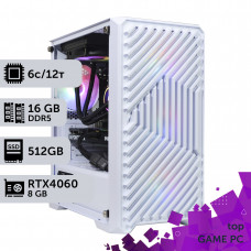 Ігровий комп'ютер GamePC TOP #263 Ryzen 5 7600/16 GB/SSD 512GB/GeForce RTX 4060 8GB
