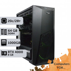 Комп'ютер Power Up #9 для REVIT/Core i7 14700K/64 GB/SSD 1TB/NVIDIA Quadro RTX4000 8GB