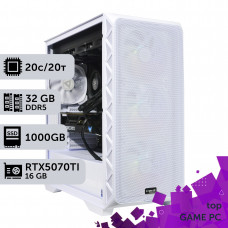 Ігровий комп'ютер GamePC Ultra #439 Core Ultra 7 265KF/32 GB/SSD 1TB/GeForce RTX 5070Ti 16GB