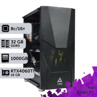 Ігровий комп'ютер GamePC TOP #399 Ryzen 7 7800 X3D/32 GB/SSD 1TB/GeForce RTX 4060Ti 16GB