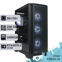 Робоча станція PowerUp #286 AMD EPYC 7F52/256 GB/SSD 1TB/GeForce RTX 4070 Super 12GB