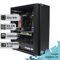 Робоча станція PowerUp #297 Xeon E5 2699 v4/64 GB/SSD 1TB/NVIDIA Quadro RTX5000 16GB