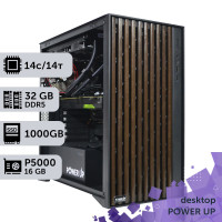 Робоча станція PowerUp Desktop #584 Core Ultra 5 245KF/32 GB/SSD 1TB/NVIDIA Quadro P5000 16GB