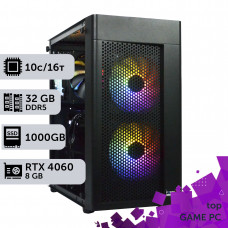 Ігровий комп'ютер GamePC TOP #454 Core i5 14400F/32 GB/SSD 1TB/GeForce RTX 3060 12GB