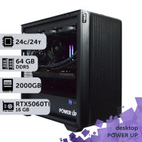Робоча станція PowerUp Desktop #723 Core Ultra 9 285K/64 GB/SSD 2TB/GeForce RTX 5060Ti 16GB