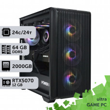Ігровий комп'ютер GamePC Ultra #481 Core Ultra 9 285K/64 GB/SSD 2TB/GeForce RTX 5070 12GB