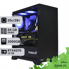 Ігровий комп'ютер GamePC Ultra #270 Core i7 14700K/32 GB/SSD 2TB/GeForce RTX 4070 12GB