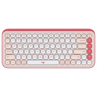 Клавiатура бездротова Logitech Pop Icon Keys Rose (920-013073)