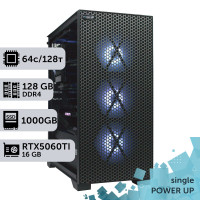 Робоча станція PowerUp #330 AMD EPYC 7B13/128 GB/SSD 1TB/GeForce RTX 5060Ti 16GB