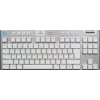Клавiатура бездротова Logitech G915 Gaming TKL Tenkeyless LightSpeed Wireless RGB Mechanical White (920-009664)