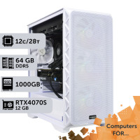 Комп'ютер Power Up #7 для DaVinci Resolve/Core i7 14700K/64 GB/HDD 6 TB/SSD 1TB/GeForce RTX 4070 Super 12GB