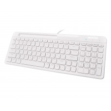 Клавiатура Maxxter KB-01W-UA White