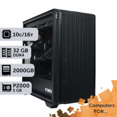Комп'ютер Power Up #2 для Photoshop/Core i5 13400F/32 GB/SSD 2TB/NVIDIA Quadro P2000 5GB