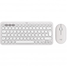 Комплект (клавіатура, миша) бездротовий Logitech Pebble 2 Combo White (920-012240)
