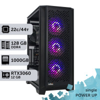 Робоча станція PowerUp #215 Xeon E5 2699 v4/128 GB/HDD 2 TB/SSD 1TB/GeForce RTX 3060 12GB