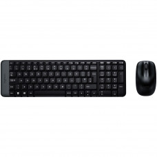 Комплект (клавіатура, миша) бездротовий Logitech MK220 Black (920-003168)