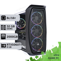 Ігровий комп'ютер GamePC Ultra #490 Ryzen 7 7800 X3D/32 GB/SSD 2TB/GeForce RTX 5060Ti 8GB