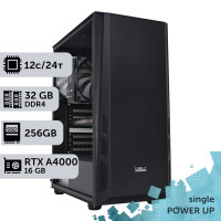 Робоча станція PowerUp #128 Xeon E5 2690 v3/32 GB/HDD 1 TB/SSD 256 GB/NVIDIA Quadro RTX A4000 16 GB