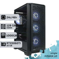 Робоча станція PowerUp #329 AMD EPYC 7413/128 GB/SSD 1TB/GeForce RTX 5060Ti 16GB