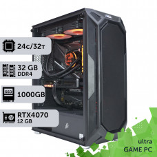 Ігровий комп'ютер GamePC Ultra #251 Core i9 14900K/32 GB/SSD 1TB/GeForce RTX 4070 12GB