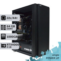 Робоча станція PowerUp #295 Xeon E5 2699 v4/64 GB/SSD 1TB/NVIDIA Quadro RTX4000 8GB