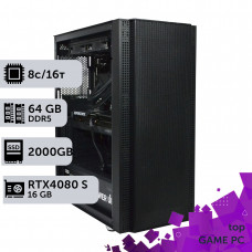 Ігровий комп'ютер GamePC TOP #400 Ryzen 7 7800 X3D/64 GB/SSD 2TB/GeForce RTX 4080 Super 16GB