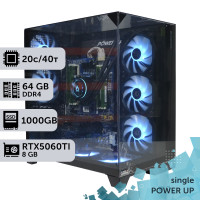 Робоча станція PowerUp #324 Xeon E5 2673 v4/64 GB/SSD 1TB/GeForce RTX 5060Ti 8GB