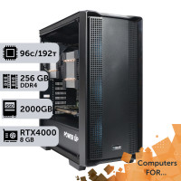 Комп'ютер Power Up #14 для Houdini/AMD EPYC 7702 x2/256 GB/SSD 2TB/NVIDIA Quadro RTX4000 8GB