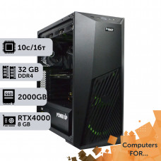 Комп'ютер Power Up #7 для Illustrator/Core i5 13400F/32 GB/SSD 2TB/NVIDIA Quadro RTX4000 8GB