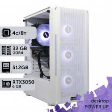 Робоча станція PowerUp Desktop #479 Core i3 14100F/32 GB/SSD 512GB/GeForce RTX 3050 6GB