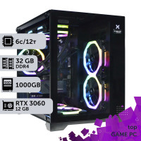 Ігровий комп'ютер GamePC TOP #445 Ryzen 5 5600/32 GB/SSD 1TB/GeForce RTX 3060 12GB