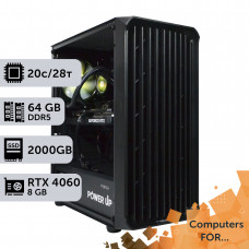 Комп'ютер Power Up #4 для 3D Max/Core i7 14700K/64 GB/SSD 2TB/GeForce RTX 4060 8GB
