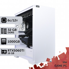 Ігровий комп'ютер GamePC Lite #493 Ryzen 5 8400F/32 GB/SSD 1TB/GeForce RTX 5060Ti 16GB