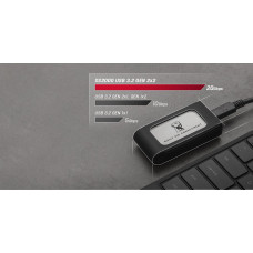 Накопичувач зовнішній SSD Portable USB 2.0ТB Kingston XS2000 BoC Silver (SXS2000/2000GA)