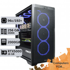 Комп'ютер Power Up #14 для REVIT/AMD EPYC 7642 x2/256 GB/SSD 2TB/NVIDIA Quadro RTX5000 16GB