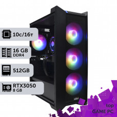 Ігровий комп'ютер GamePC TOP #162 Core i5 13400F/16 GB/SSD 512GB/GeForce RTX 3050 8GB