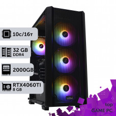 Ігровий комп'ютер GamePC TOP #230 Core i5 13400F/32 GB/SSD 2TB/GeForce RTX 4060Ti 8GB