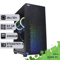 Ігровий комп'ютер GamePC Ultra #370 Ryzen 9 5950x/64 GB/SSD 2TB/GeForce RTX 4070Ti Super 16GB