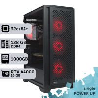 Робоча станція PowerUp #245 AMD EPYC 7551/128 GB/SSD 1TB/NVIDIA Quadro RTX A4000 16GB