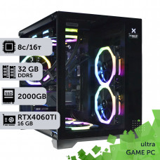 Ігровий комп'ютер GamePC Ultra #426 Ryzen 7 9700х/32 GB/SSD 2TB/GeForce RTX 4060Ti 16GB