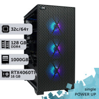 Робоча станція PowerUp #282 AMD EPYC 7551/128 GB/SSD 1TB/GeForce RTX 4060Ti 16GB
