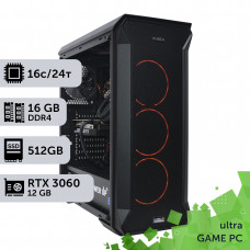 Ігровий комп'ютер GamePC Ultra #153 Core i7 13700F/16 GB/HDD 1 TB/SSD 512GB/GeForce RTX 3060 12GB