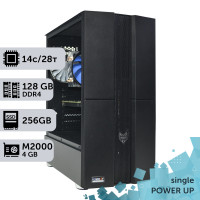 Робоча станція PowerUp #212 Xeon E5 2680 v4/128 GB/HDD 1 TB/SSD 256GB/NVIDIA Quadro M2000 4GB
