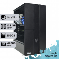 Робоча станція PowerUp #212 Xeon E5 2680 v4/128 GB/HDD 1 TB/SSD 256GB/NVIDIA Quadro M2000 4GB