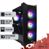 Ігровий комп'ютер GamePC Lite #139 Core i3 12100F/16GB/HDD 1TB/SSD 512GB/GeForce RTX 3060 12GB