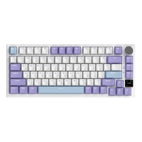 Клавіатура бездротова Ajazz AK820 Pro Flying Fish Switch Purple RGB With Screen (AK820PRO-FF-PWB)