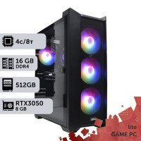 Ігровий комп'ютер GamePC Lite #138 Core i3 12100F/16 GB/SSD 512GB/GeForce RTX 3050 8GB