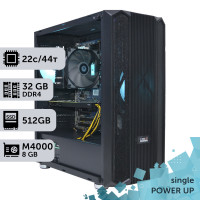 Робоча станція PowerUp #209 Xeon E5 2699 v4/32 GB/SSD 512GB/NVIDIA Quadro M4000 8GB