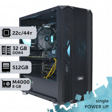 Робоча станція PowerUp #209 Xeon E5 2699 v4/32 GB/SSD 512GB/NVIDIA Quadro M4000 8GB
