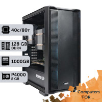 Комп'ютер Power Up #7 для ANSYS/Xeon E5 2673 v4 x2/128 GB/SSD 1TB/NVIDIA Quadro P4000 8GB